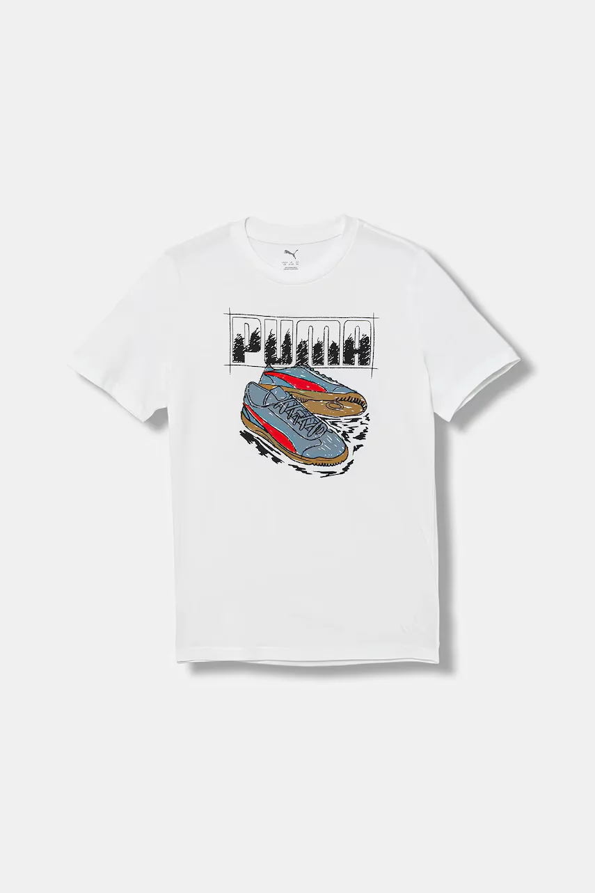 Puma Детска памучна тениска GRAPHIC Sneaker Tee B