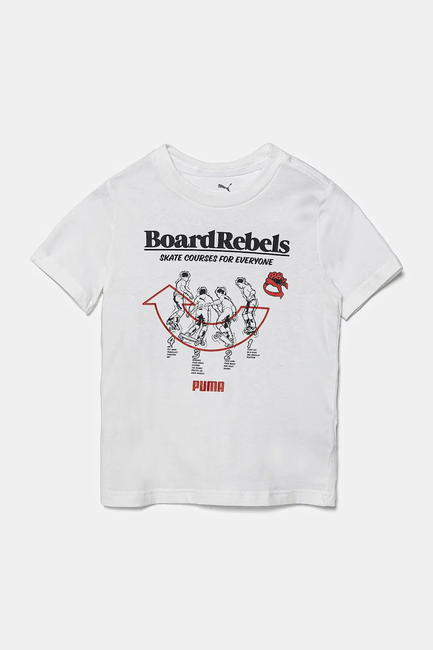 Puma Детска памучна тениска MID90S Graphic Tee I