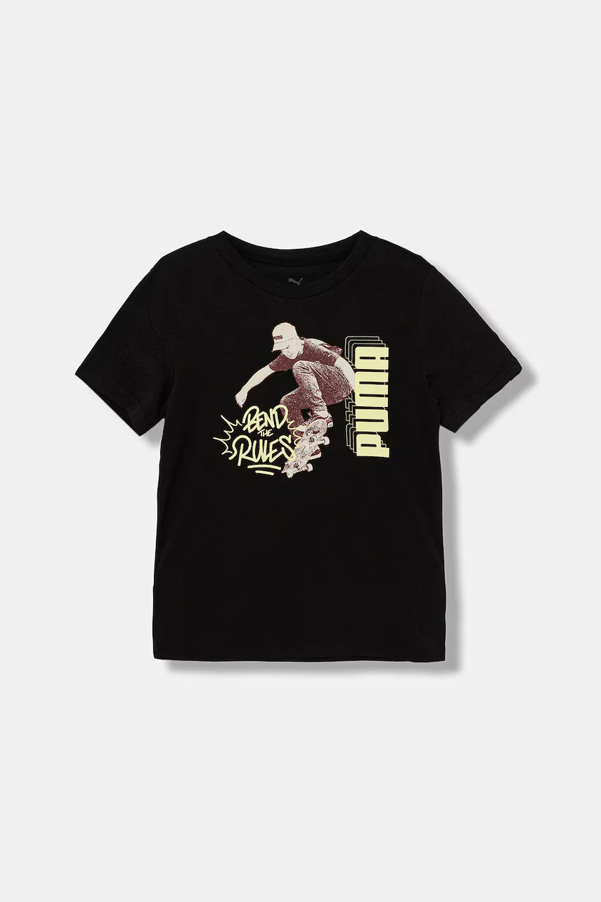 Puma Детска памучна тениска MID90s Graphic Tee I B