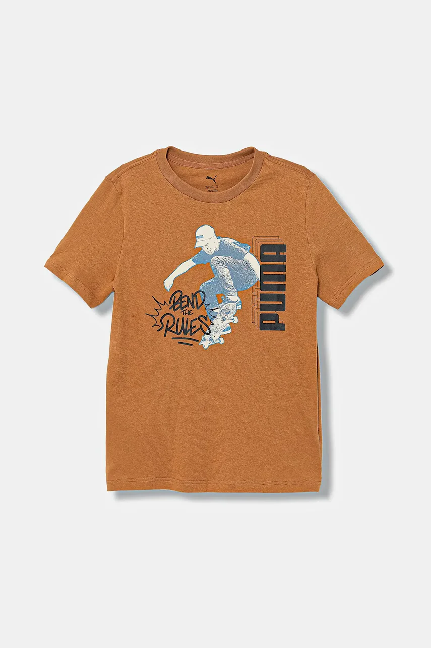 Puma Детска памучна тениска MID90s Graphic Tee I B