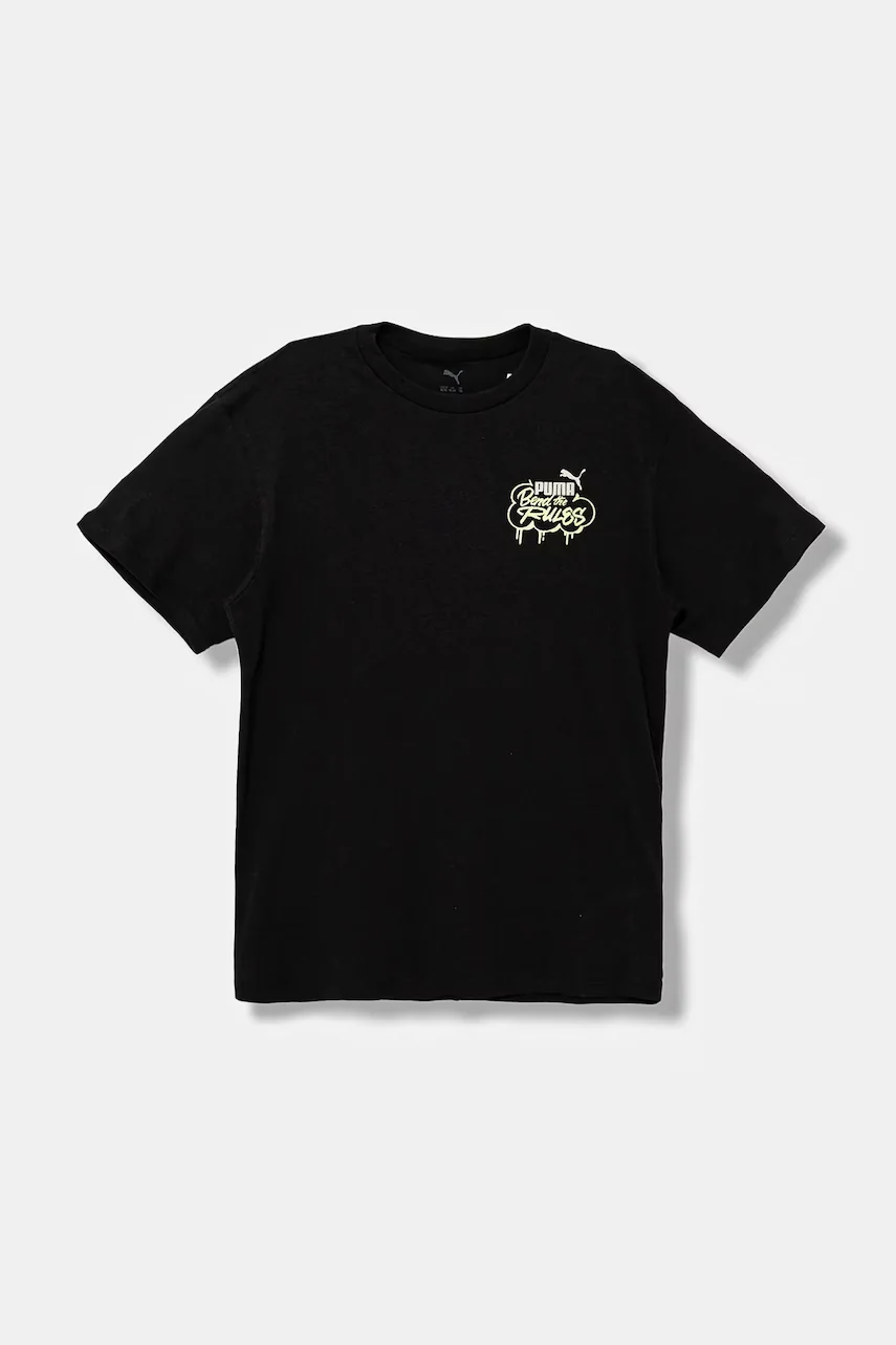 Puma Детска памучна тениска MID90s Graphic Tee II B