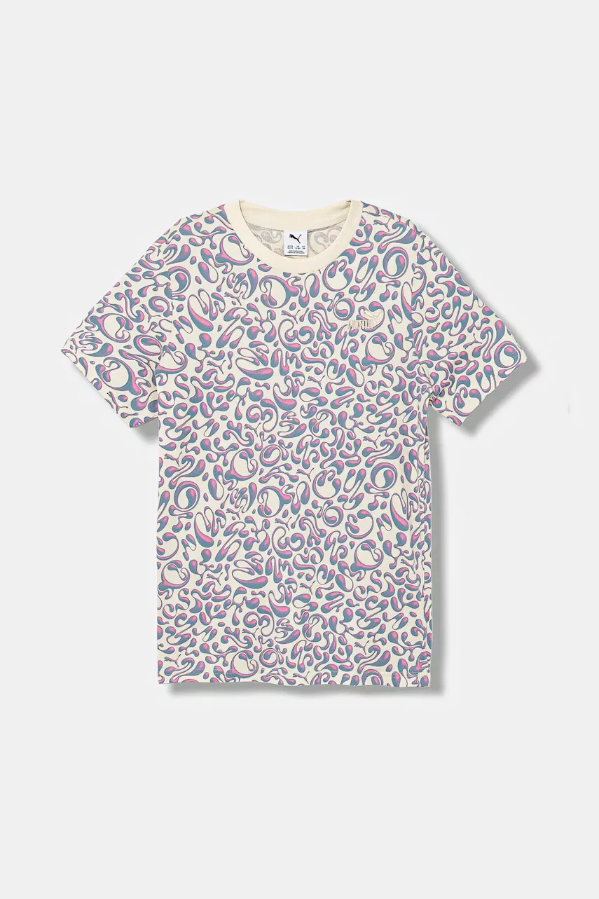 Puma Детска памучна тениска TWEENERVERSE AOP Tee G