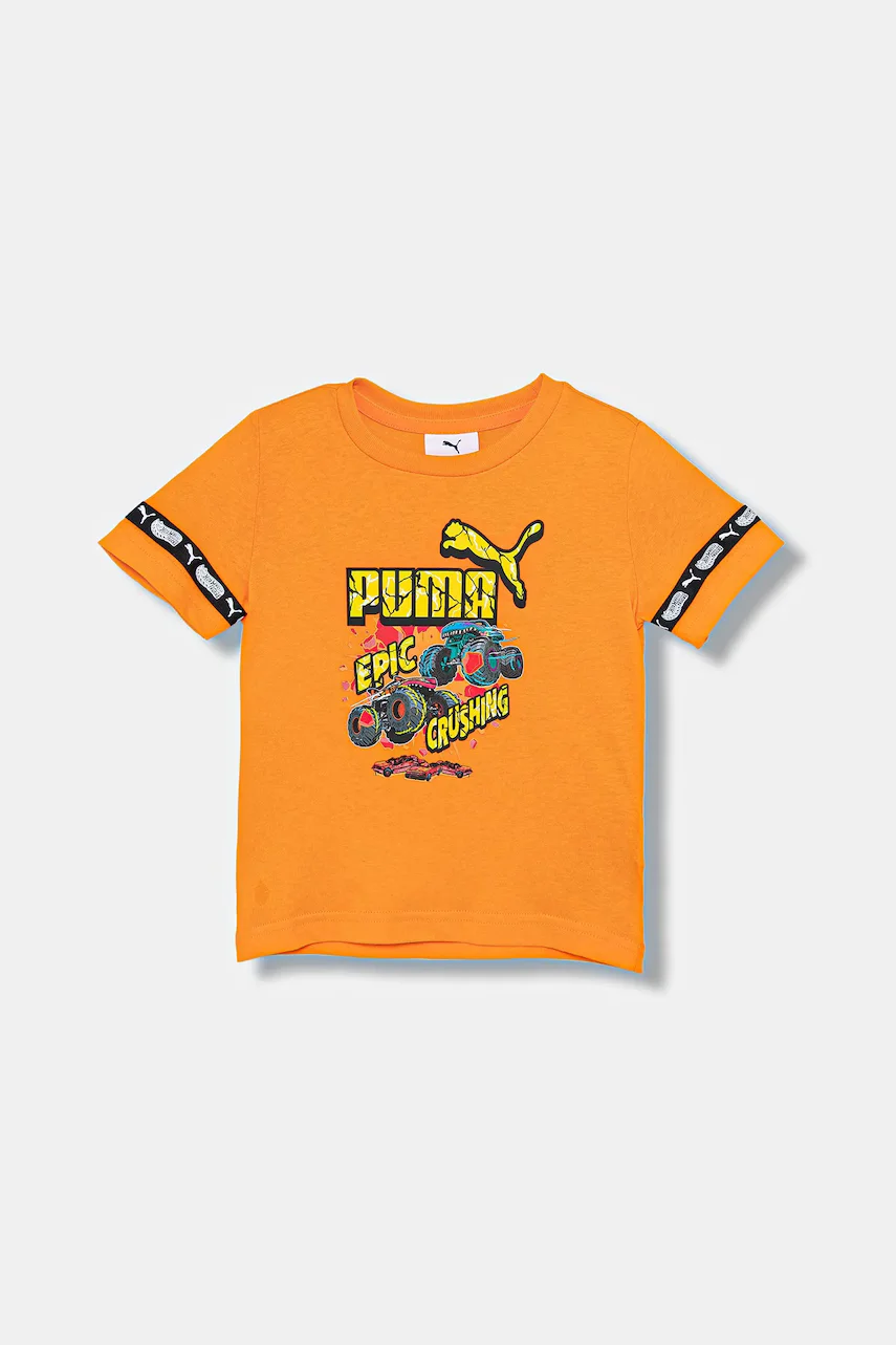 Puma Детска памучна тениска X HOT WHEELS Graphic Tee