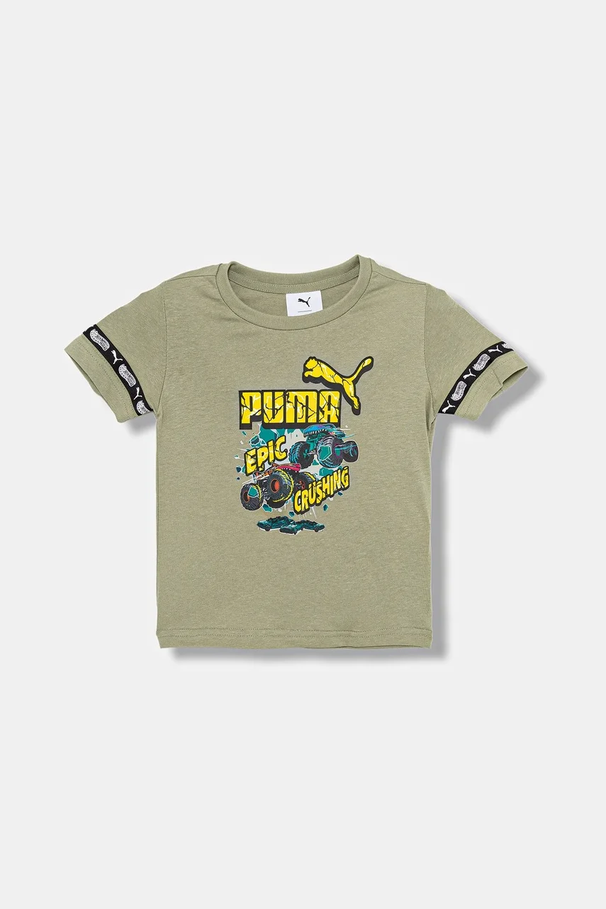 Puma Детска памучна тениска X HOT WHEELS Graphic Tee