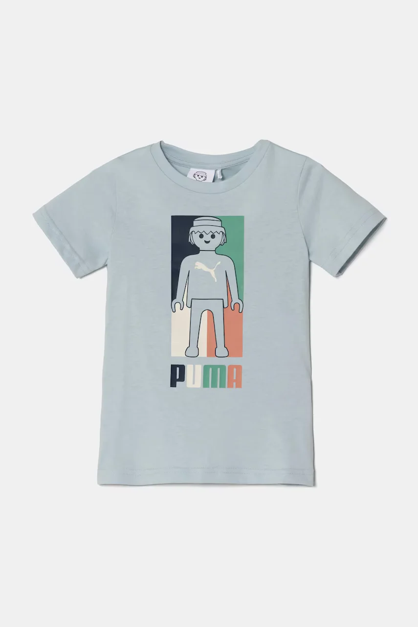 Puma Детска памучна тениска X PLAYMOBIL