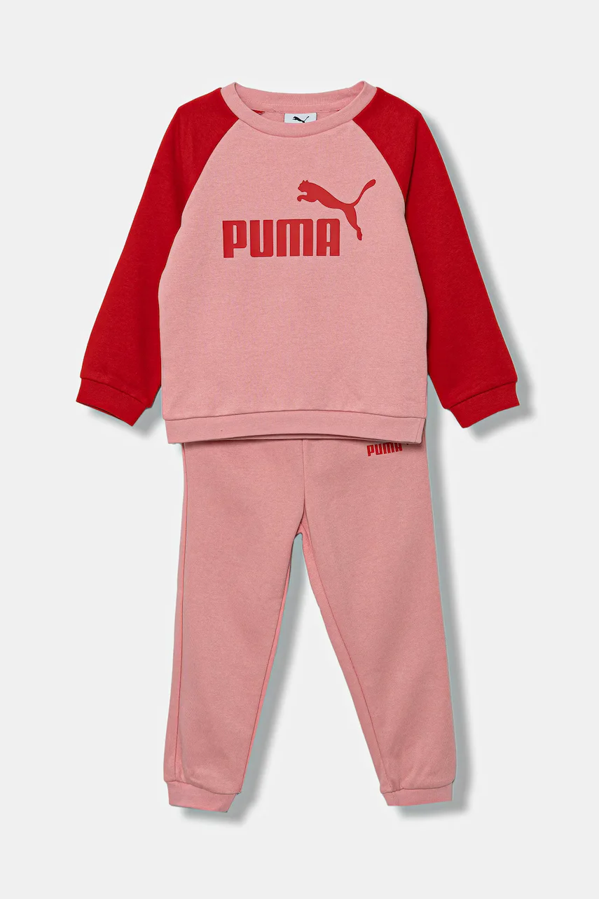 Puma Детски анцуг MINICATS ESS Raglan Crew Set FL INF
