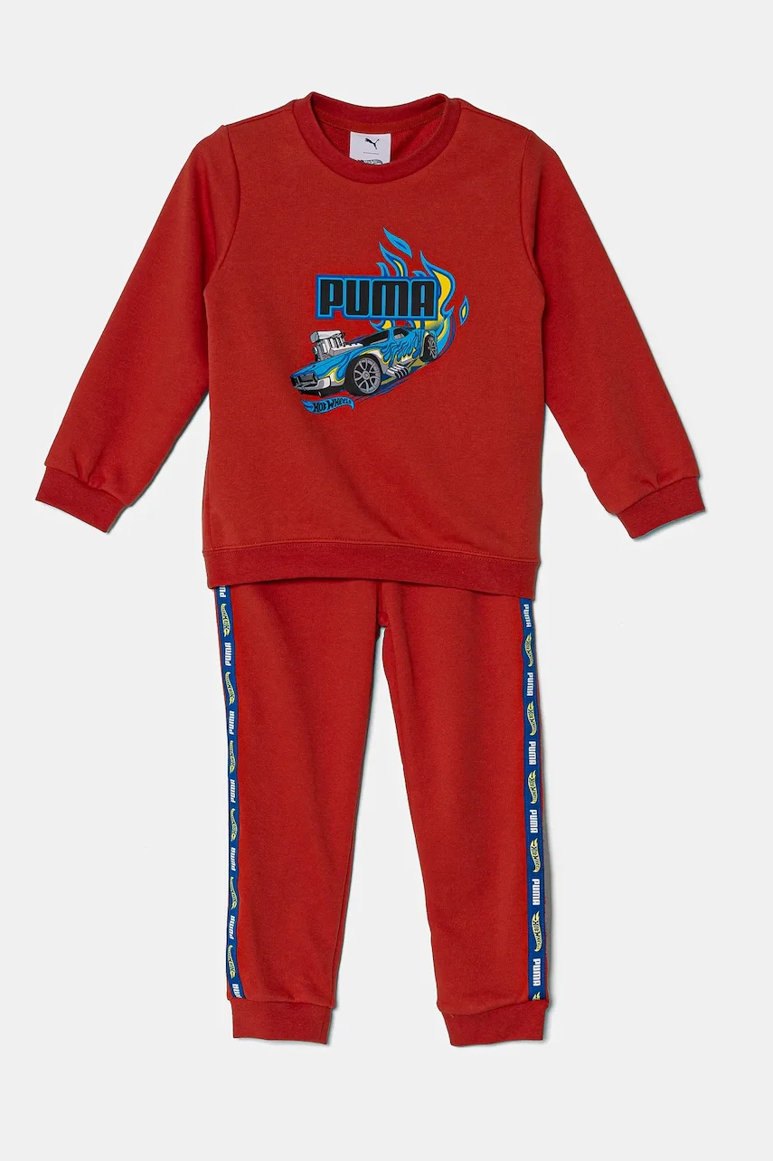 Puma Детски анцуг X HOT WHEELS MINICATS Crew Set TR
