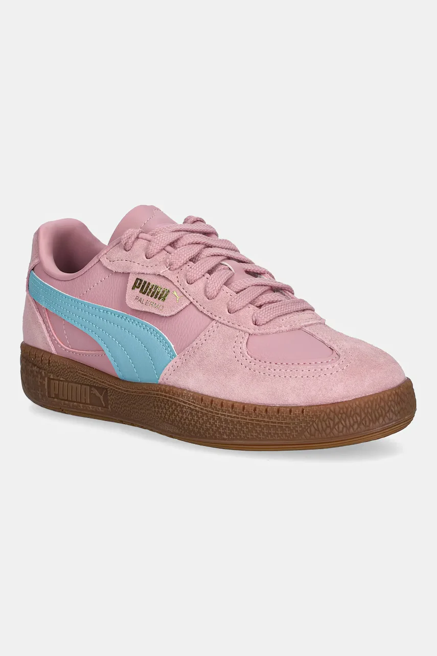 Puma Детски кожени маратонки Palermo Moda Jr