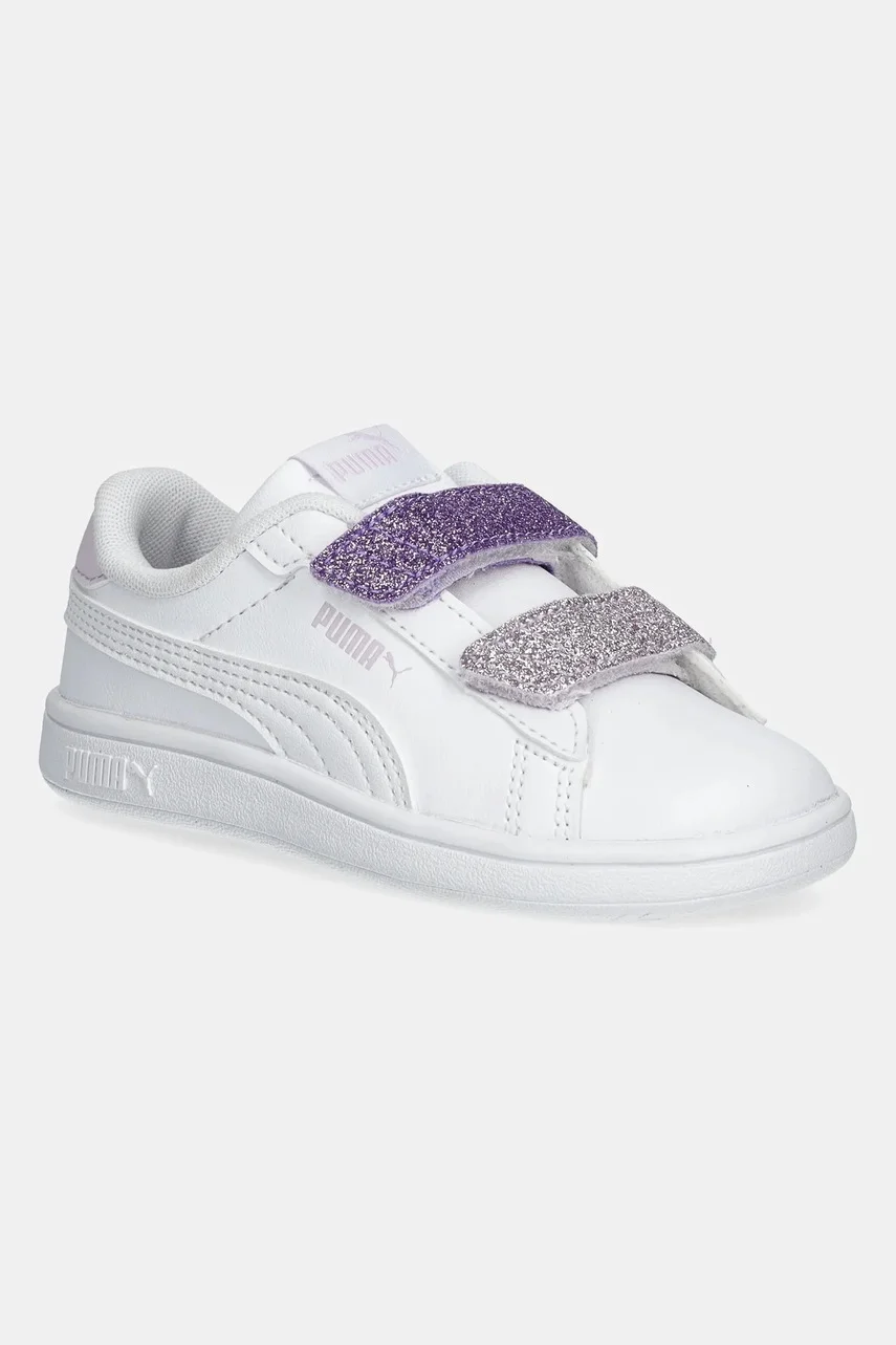 Puma Детски маратонки Smash 3.0 L Glitter Velcro V