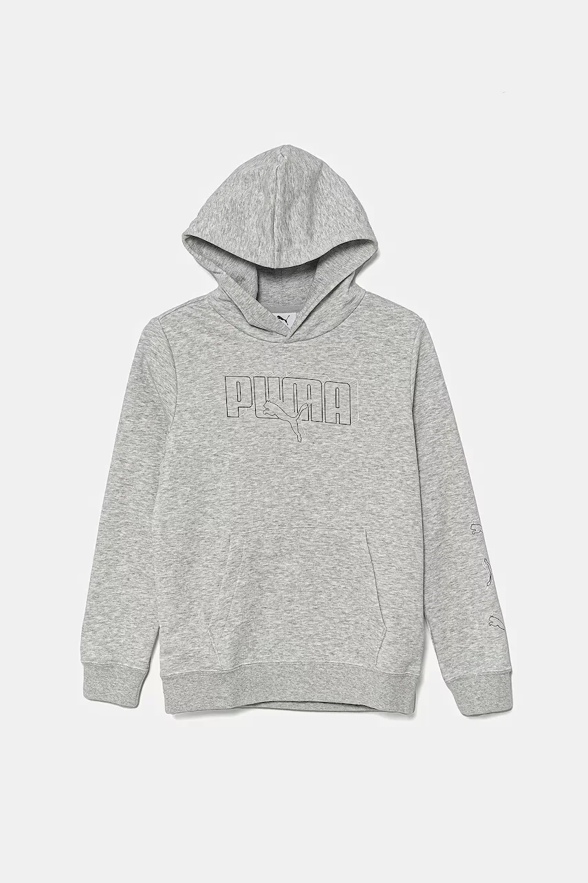 Puma Детски памучен суичър ESS LOGO LAB Execution Hoodie TR