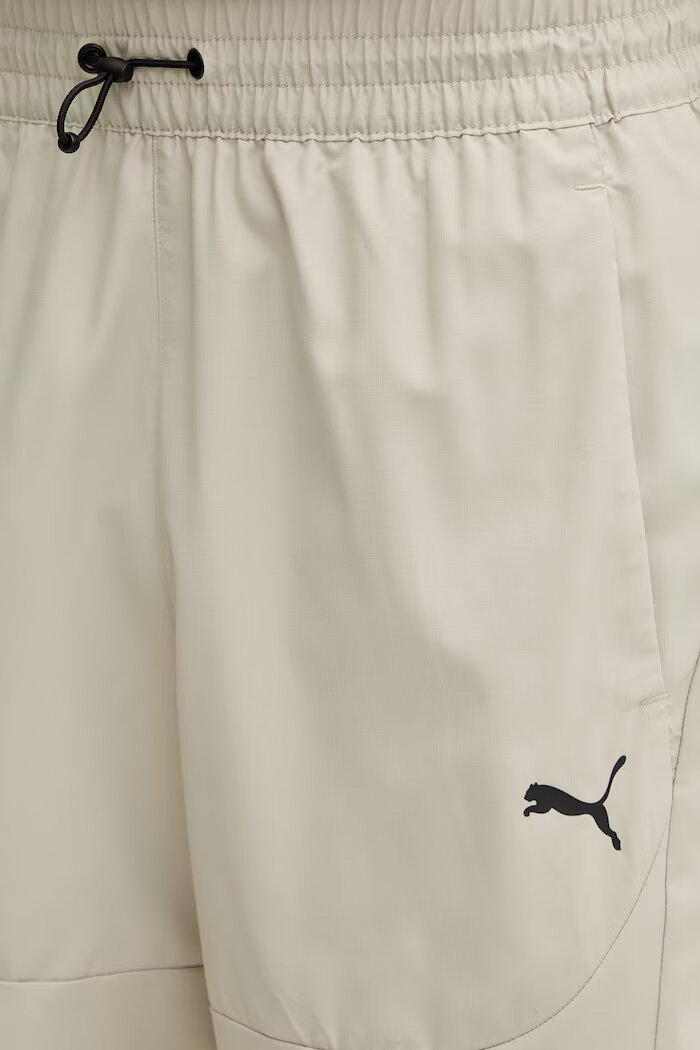 Puma къс панталон мъжки tech бежов със стандартна талия 692187
