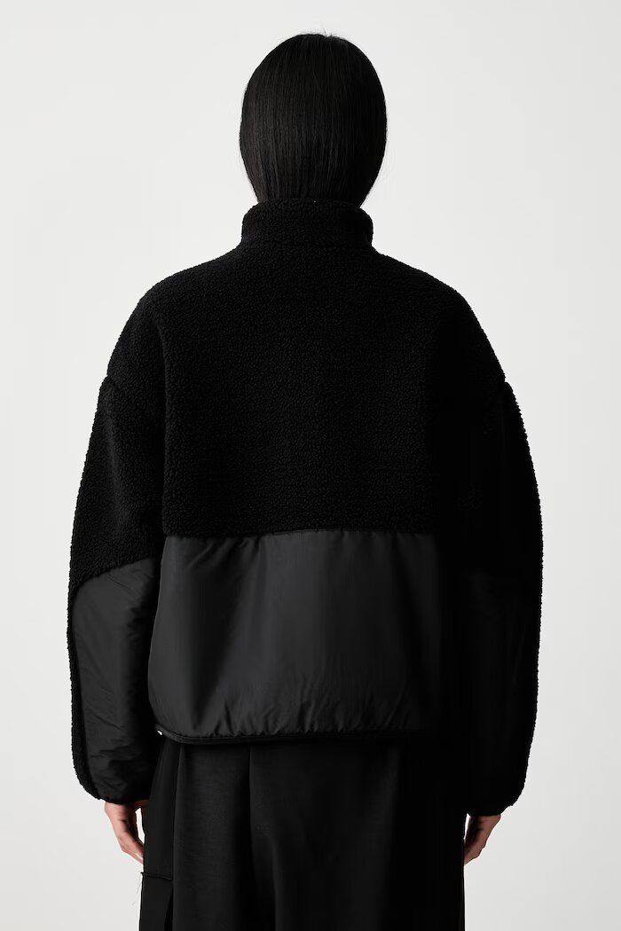 Puma късо яке дамско Sherpa черно 694567