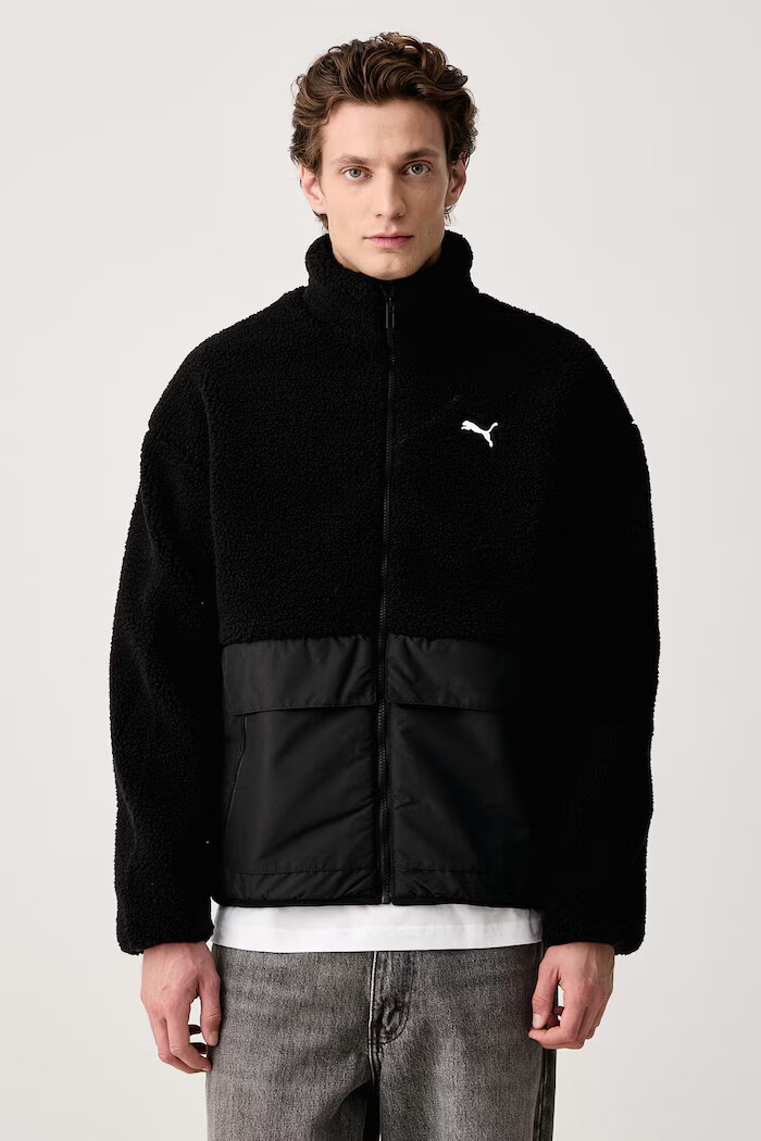 Puma късо яке мъжко Sherpa черно 694562