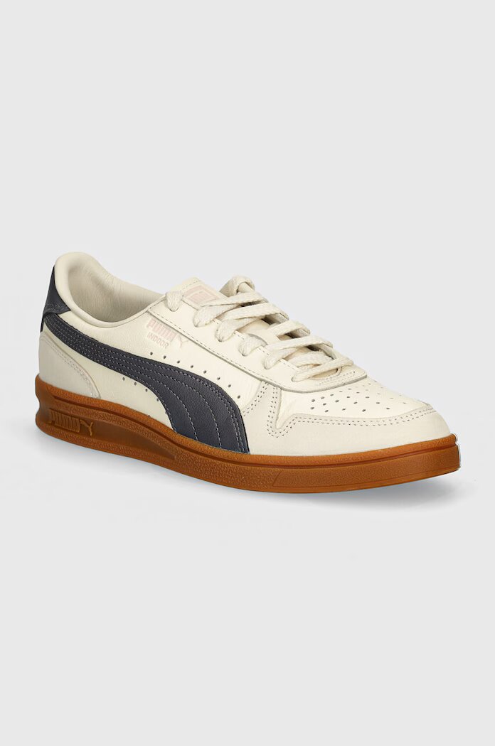 Puma Кожени маратонки Indoor OG в бежово 395363