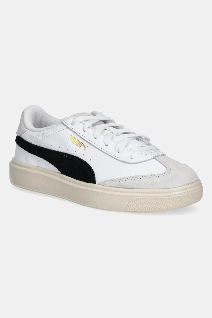 Puma Кожени маратонки Lajla T-toe в бяло 397734