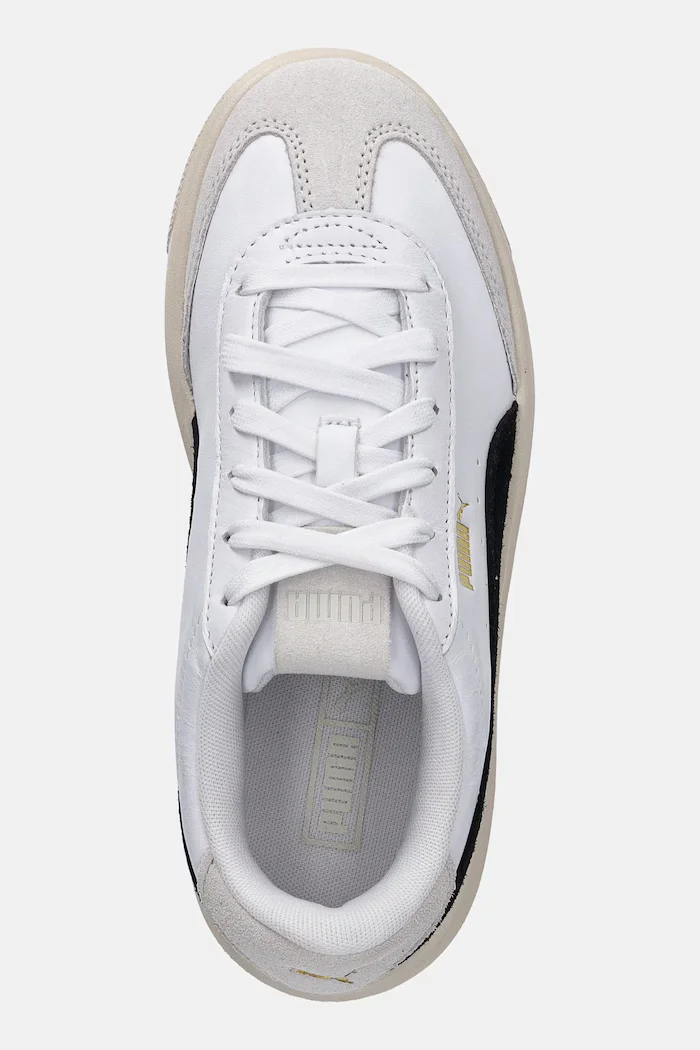 Puma Кожени маратонки Lajla T-toe в бяло 397734