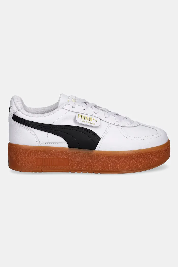 Puma Кожени маратонки Palermo Elevata Lth Wns в бежово 400461