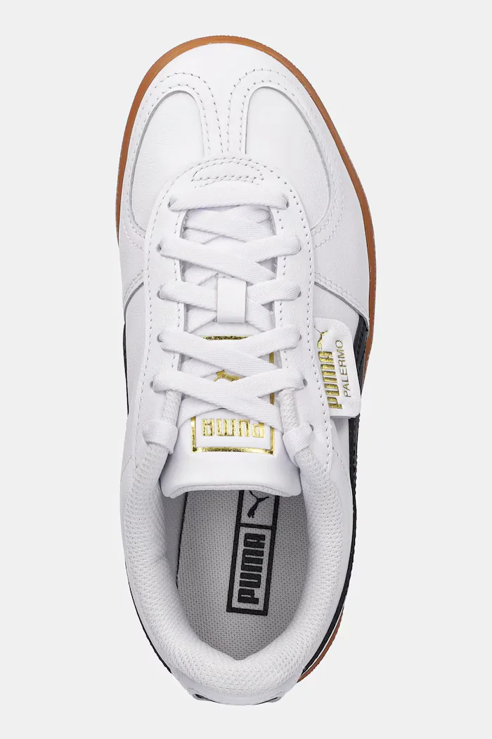 Puma Кожени маратонки Palermo Elevata Lth Wns в бежово 400461