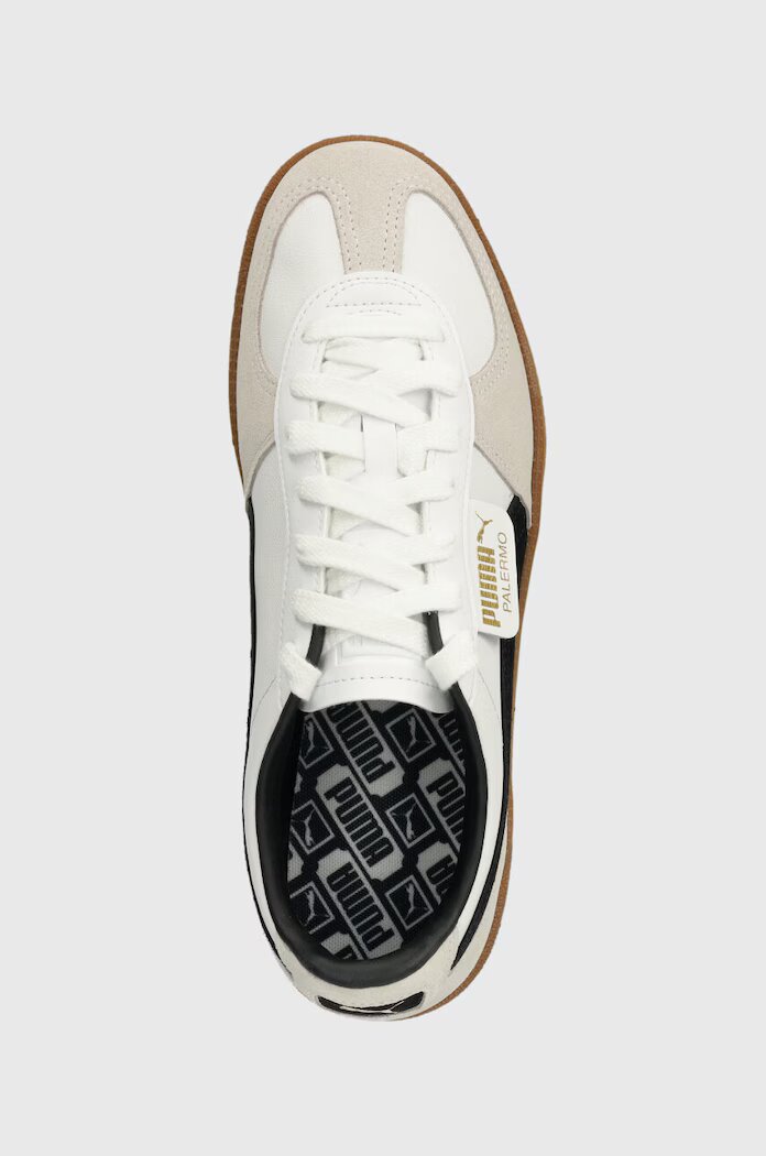 Puma Кожени маратонки Palermo в бяло 396464