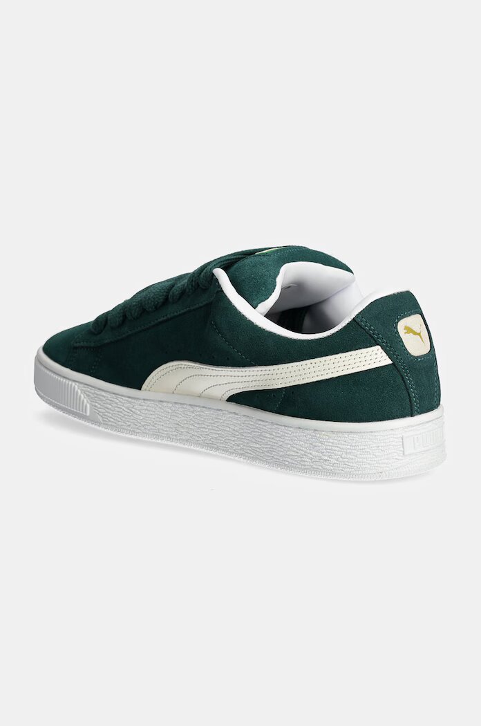 Puma Кожени маратонки Suede XL в зелено 395205