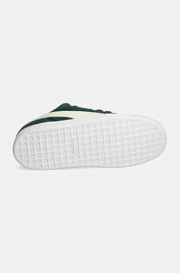 Puma Кожени маратонки Suede XL в зелено 395205