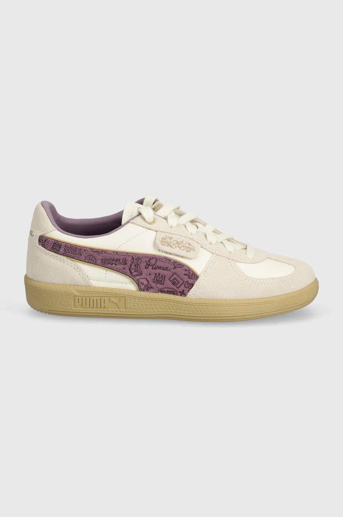 Puma Кожени маратонки X SOPHIA CHANG в бежово 397307