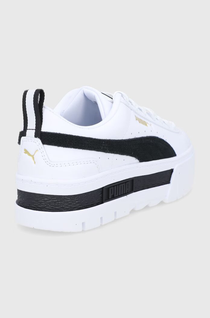 Puma Обувки Mayze Lth Wn в бяло с платформа 384209 381983