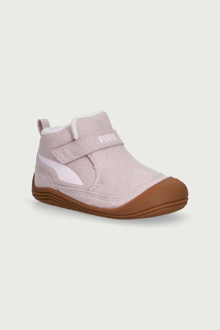 Puma обувки зимни обувки за деца Kitten Mid Prem V Inf розови 407459