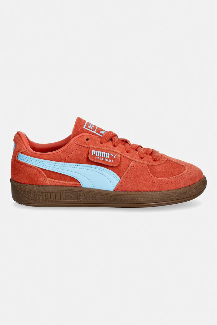 Puma Palermo Jr маратонки детски велурени оранжеви 397271