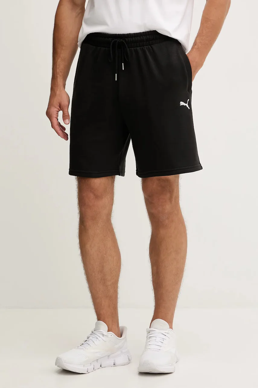 Puma Памучен къс панталон Essential Relaxed