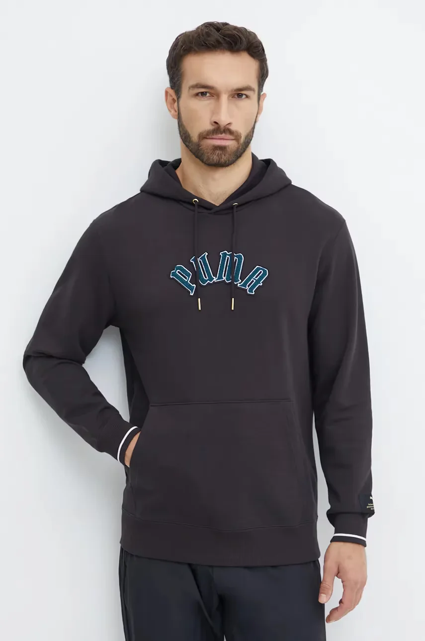 Puma Памучен суичър Classics Play Paris Hoodie