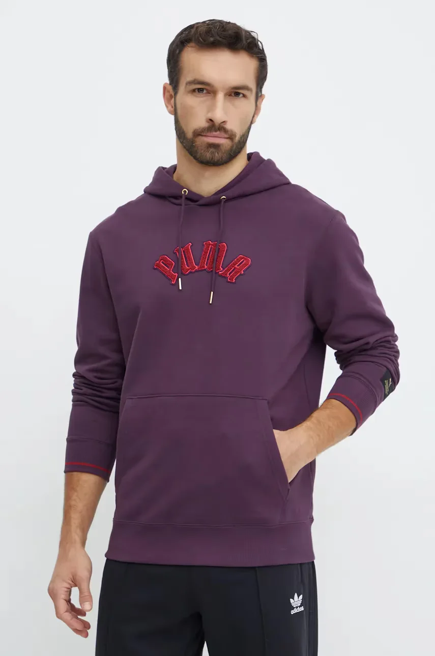 Puma Памучен суичър Classics Play Paris Hoodie