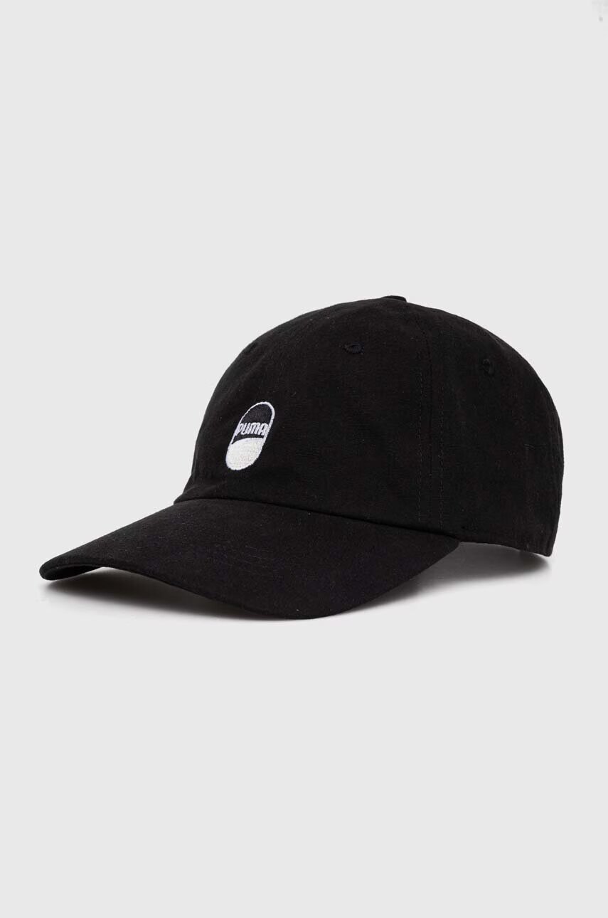 Puma Памучна шапка с козирка Downtown Low Curve Cap