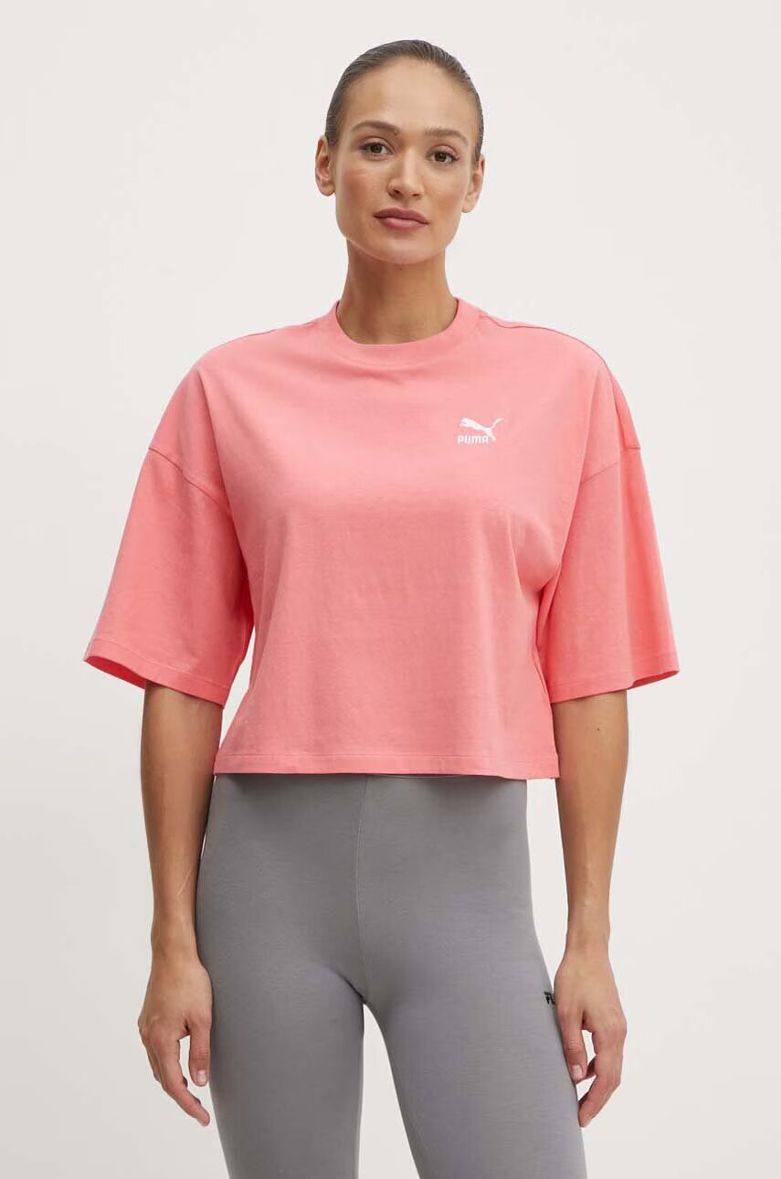 Puma Памучна тениска BETTER CLASSICS Oversized