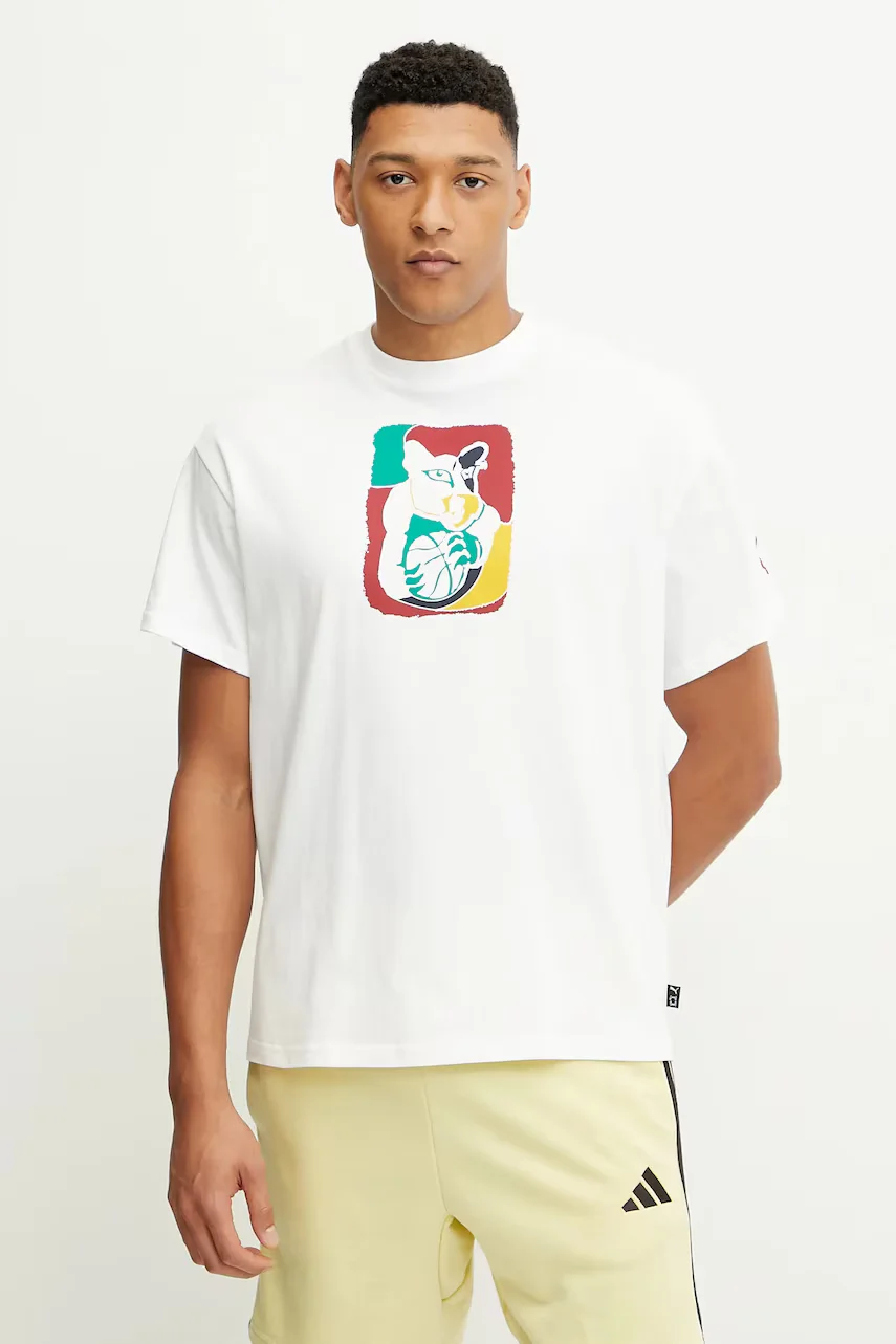 Puma Памучна тениска Dylan Exhibit