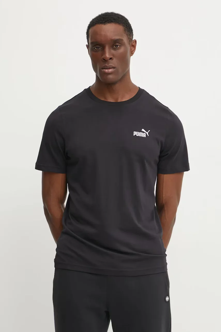 Puma Памучна тениска Essential Logo