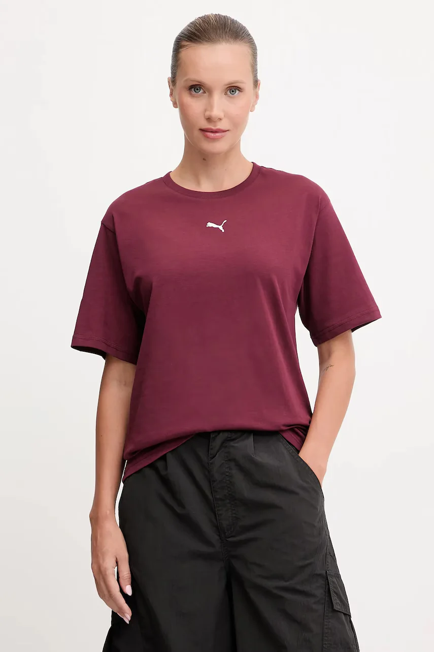 Puma Памучна тениска Essential Relaxed