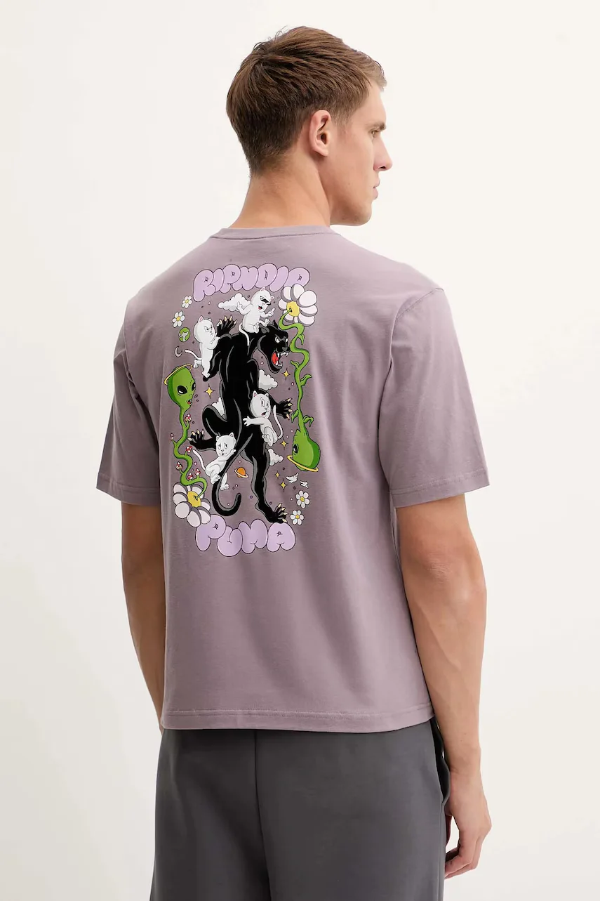 Puma Памучна тениска x RIPNDIP