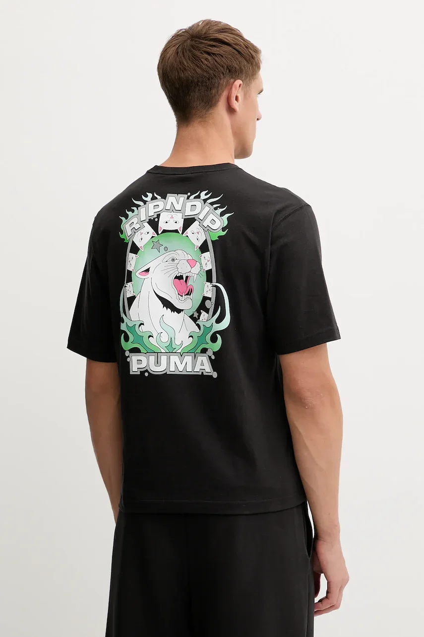 Puma Памучна тениска x RIPNDIP