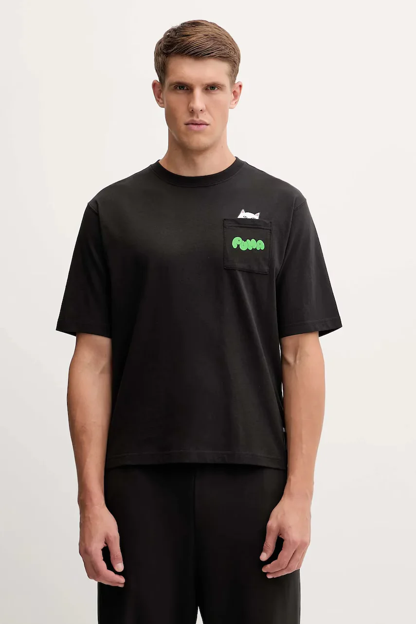 Puma Памучна тениска x RIPNDIP