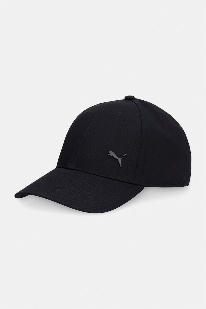 Puma шапка с козирка от памук ELEVATED черна 027154