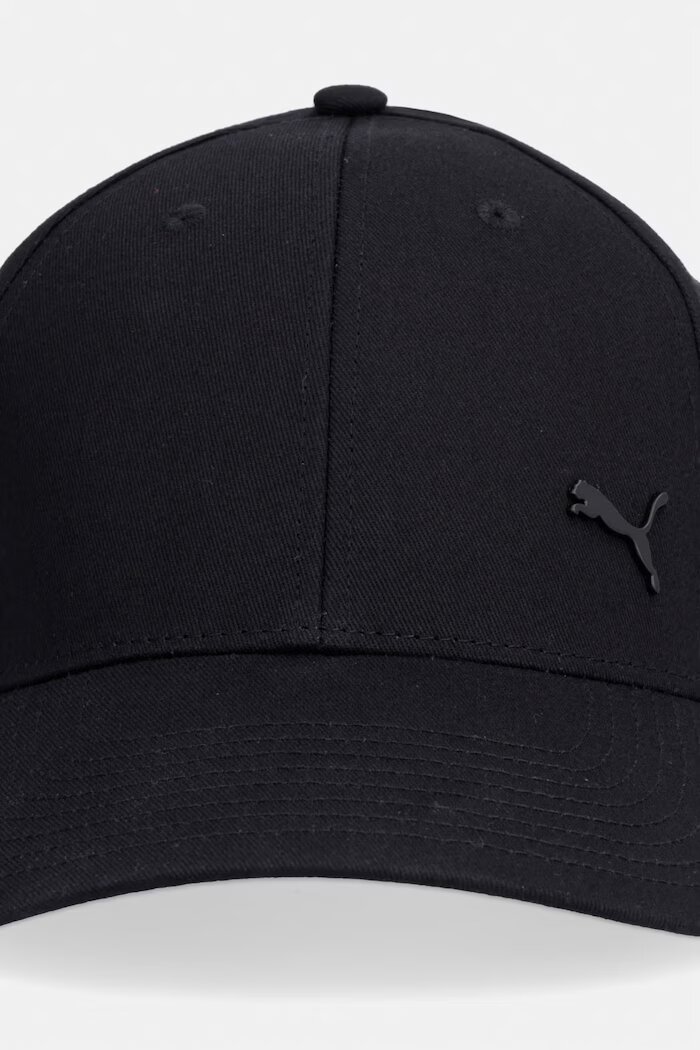 Puma шапка с козирка от памук ELEVATED черна 027154