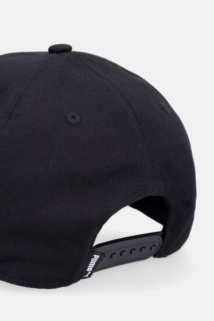 Puma шапка с козирка от памук ELEVATED черна 027154