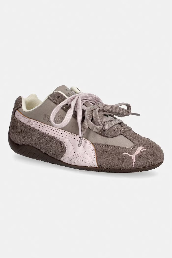 Puma Speedcat Brushed Luxe маратонки дамски от кожа кафяви 407672