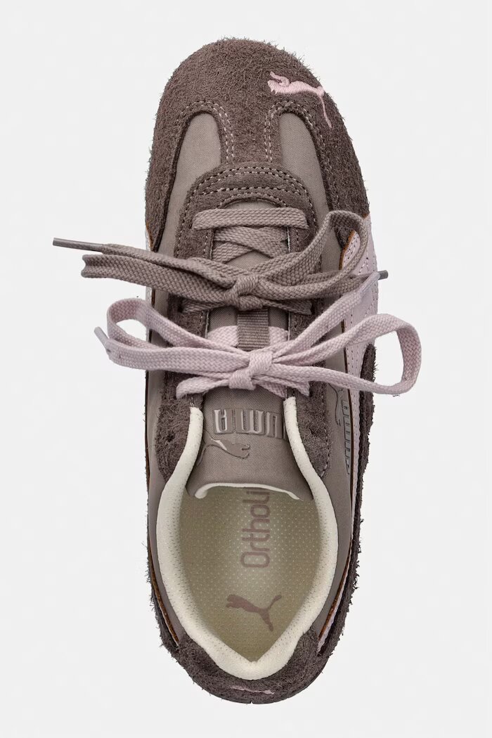 Puma Speedcat Brushed Luxe маратонки дамски от кожа кафяви 407672