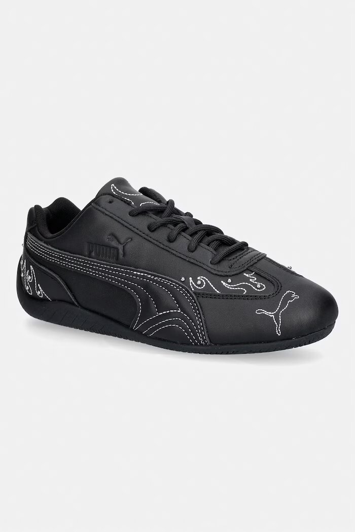 Puma Speedcat Embellished маратонки дамски от кожа черни 407256