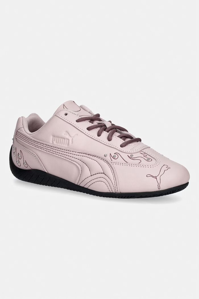 Puma Speedcat Embellished маратонки дамски от кожа виолетови 407256