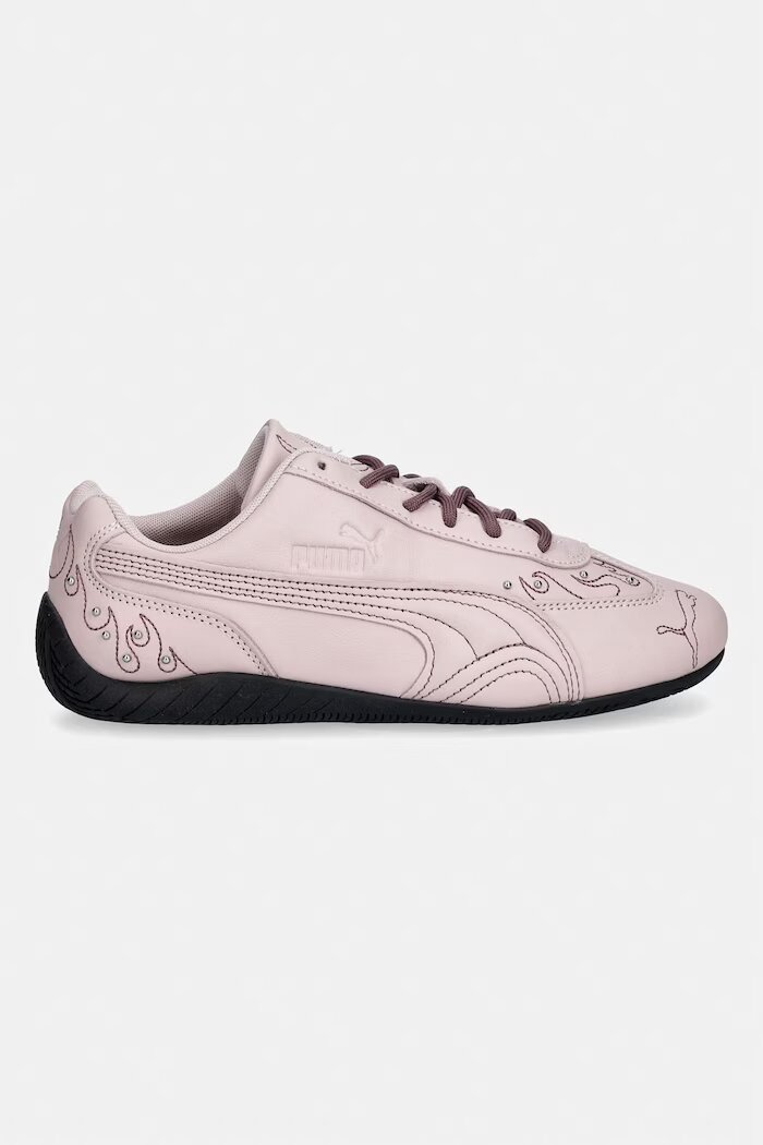 Puma Speedcat Embellished маратонки дамски от кожа виолетови 407256