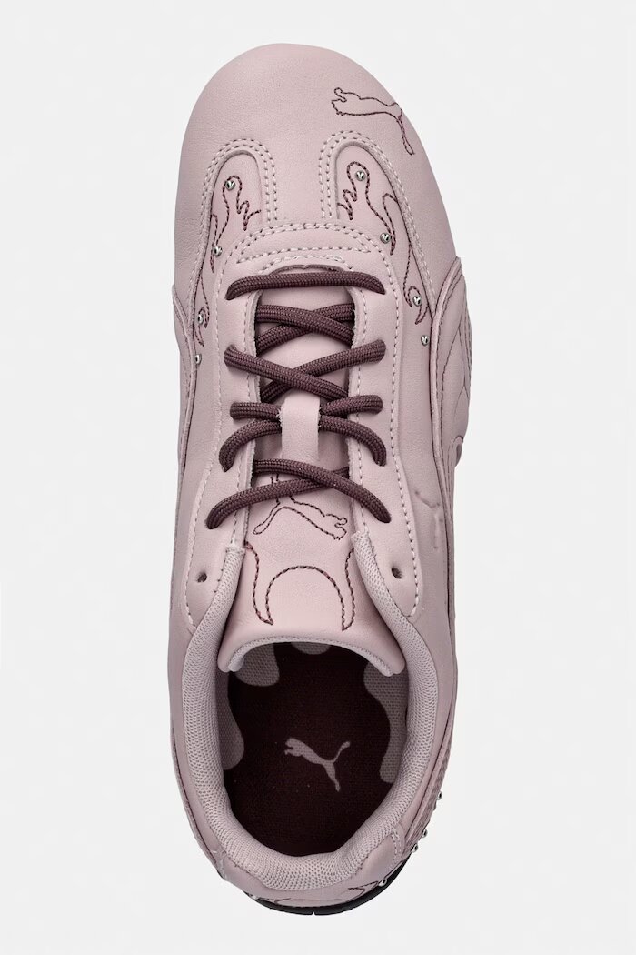 Puma Speedcat Embellished маратонки дамски от кожа виолетови 407256