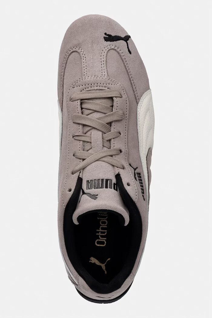 Puma Speedcat маратонки дамски от велур кафяви 406329